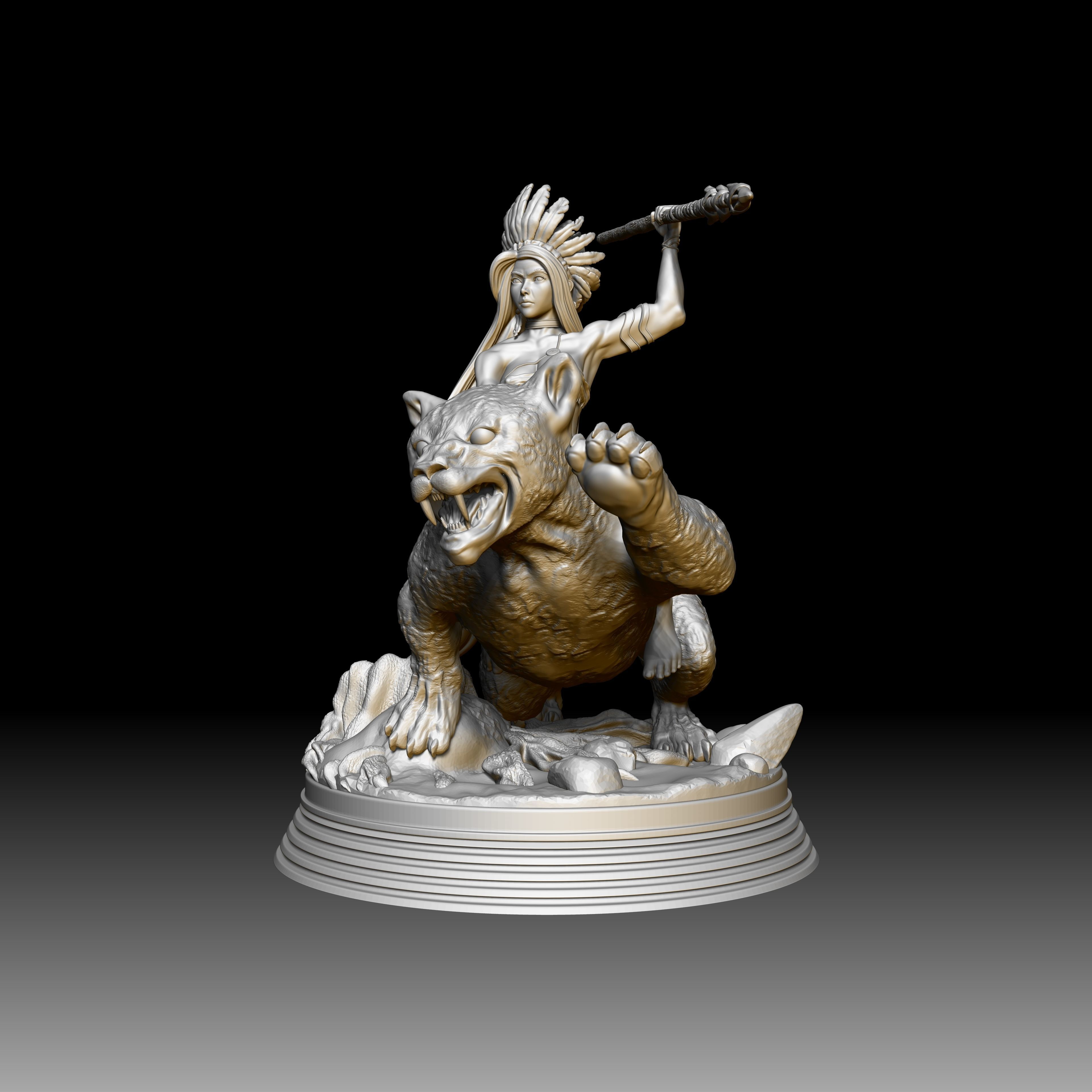 Kianumaka-Mana - Tabletop mini 3D print model_11