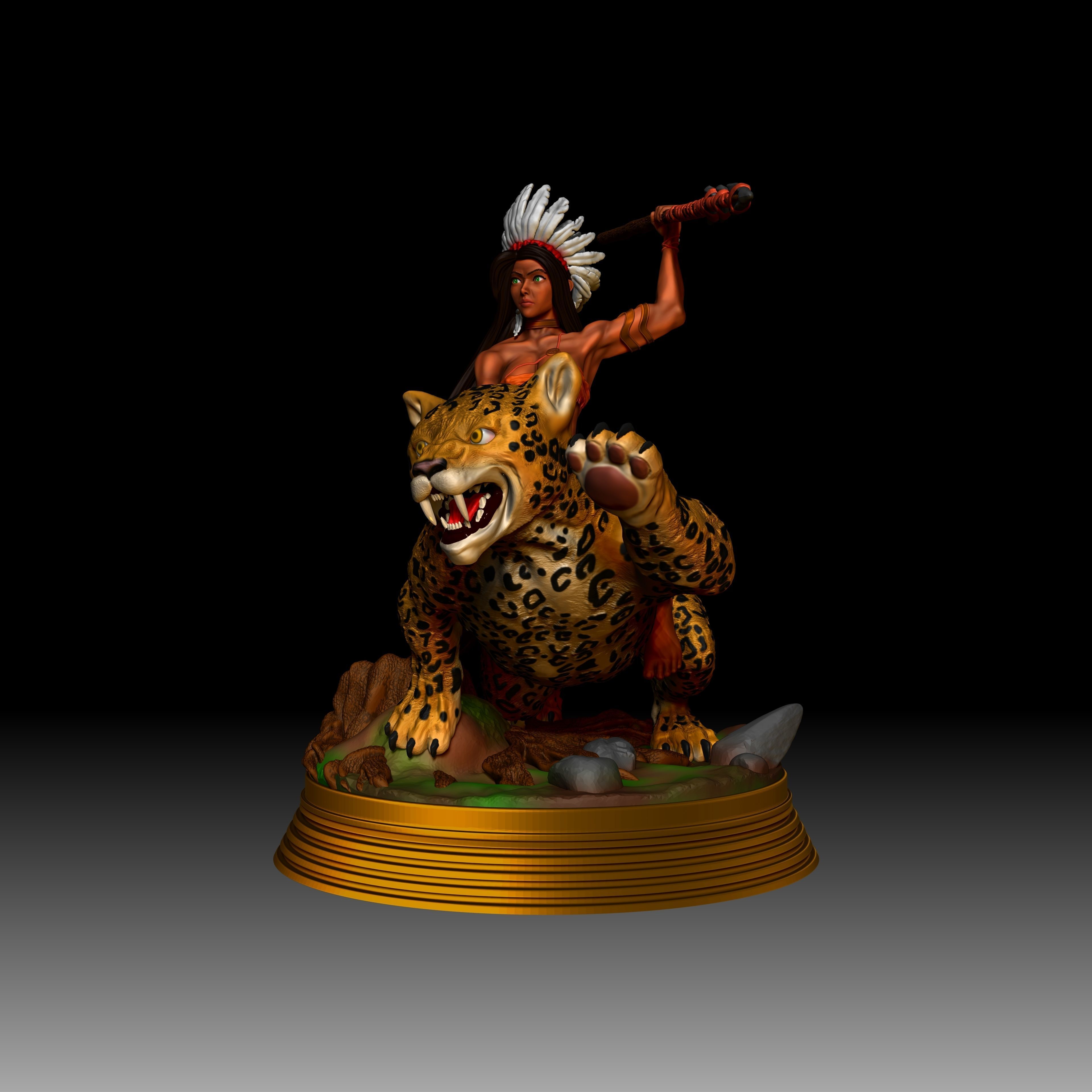 Kianumaka-Mana - Tabletop mini 3D print model_3