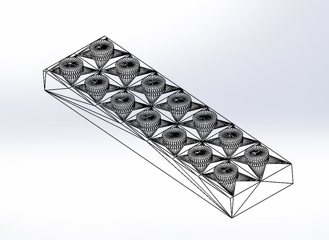 Lego and Nerf connecting mount Free 3D print model_5