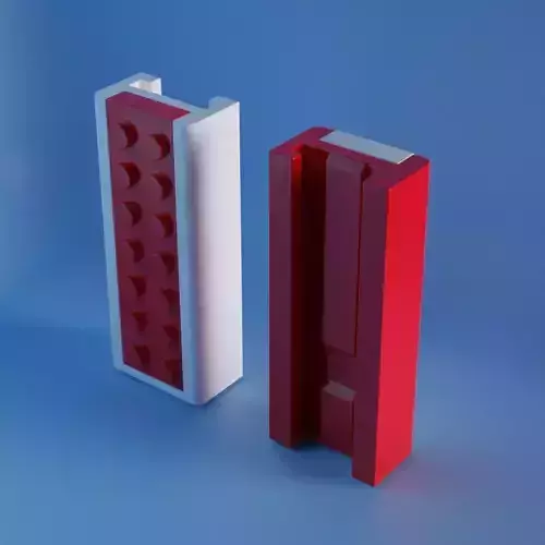 Lego and Nerf connecting mount