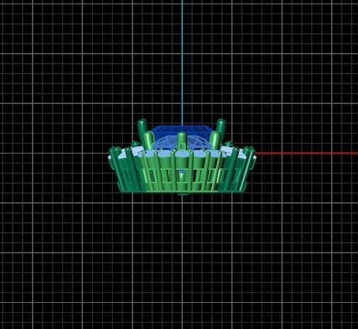 pendant with stones 3D print model_28