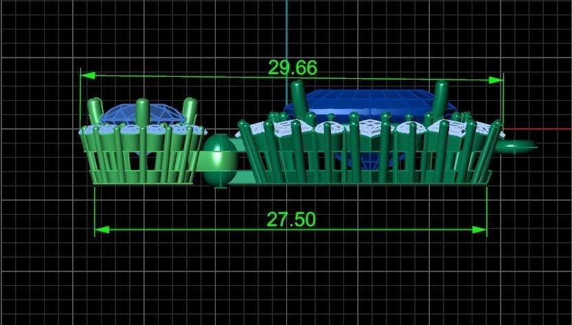 pendant with stones 3D print model_26