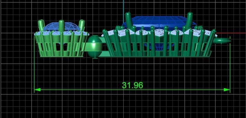 pendant with stones 3D print model_27