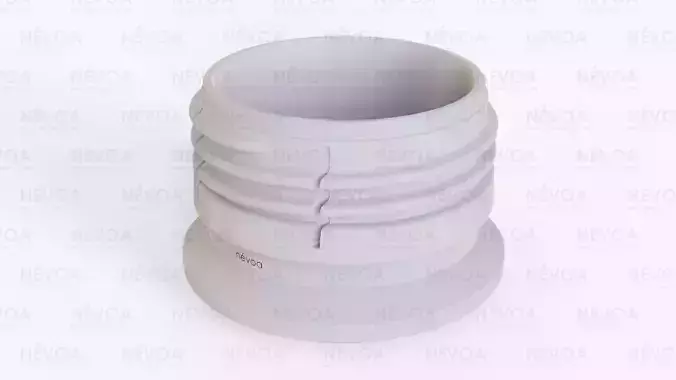 Neck finish - Alcoa 1690 - voluntary standard 38 mm CSD finish 3D model