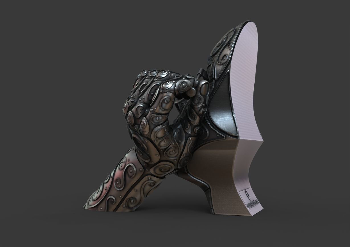 Maskara sculpture  3D print model_14