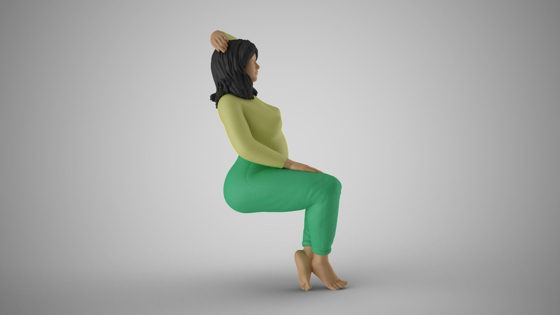 Happy Momtobe 3D print model_4