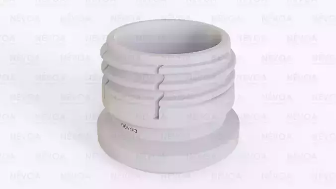 Neck finish - Alcoa 1788 - voluntary standard 28 mm CSD finish 3D model