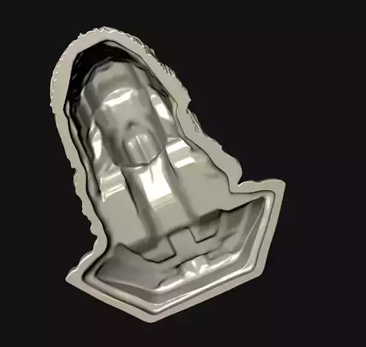 jesus face 3D print model