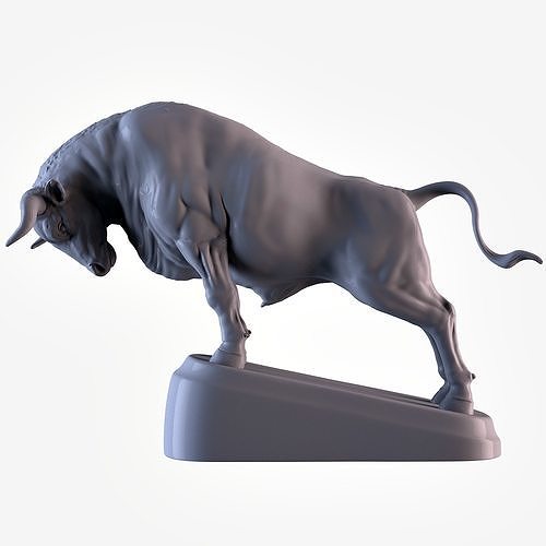 Bull Fight 3D print model