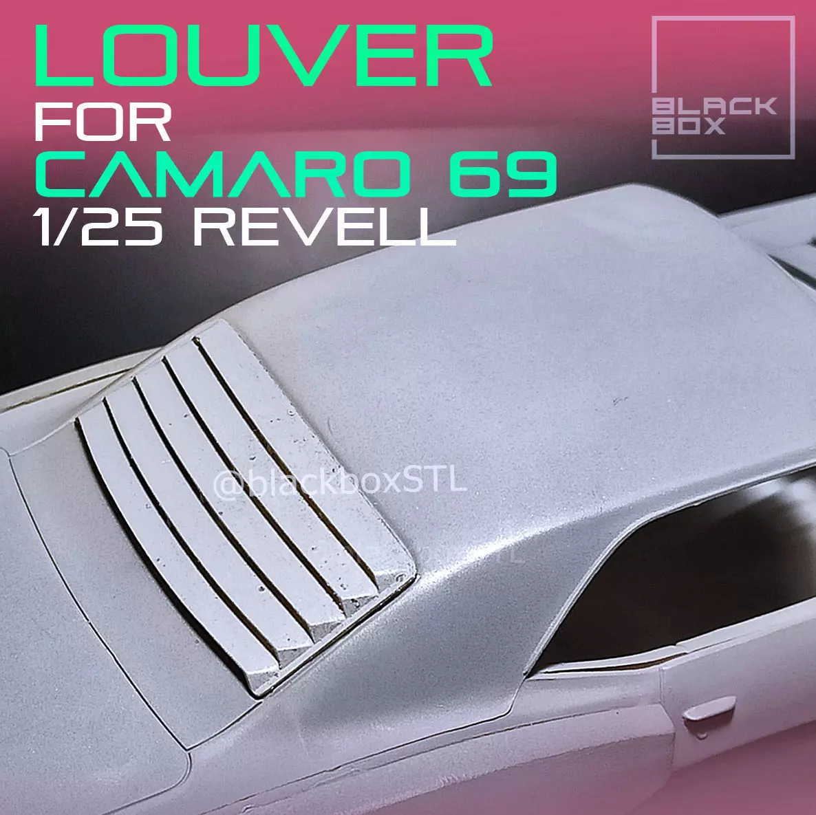 Window Louver for CAMARO 69 Revell 1-25th Modelkit 3D print model