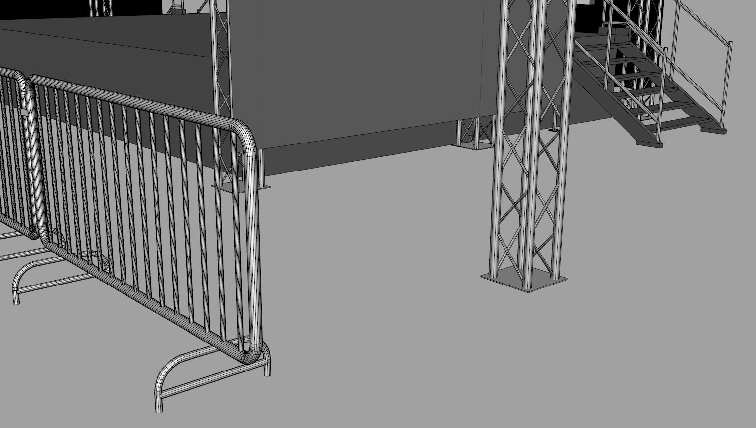 Concert Stage 1 3D model_7