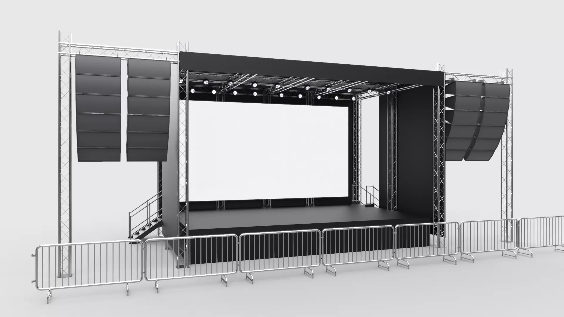 Concert Stage 1 3D model_0