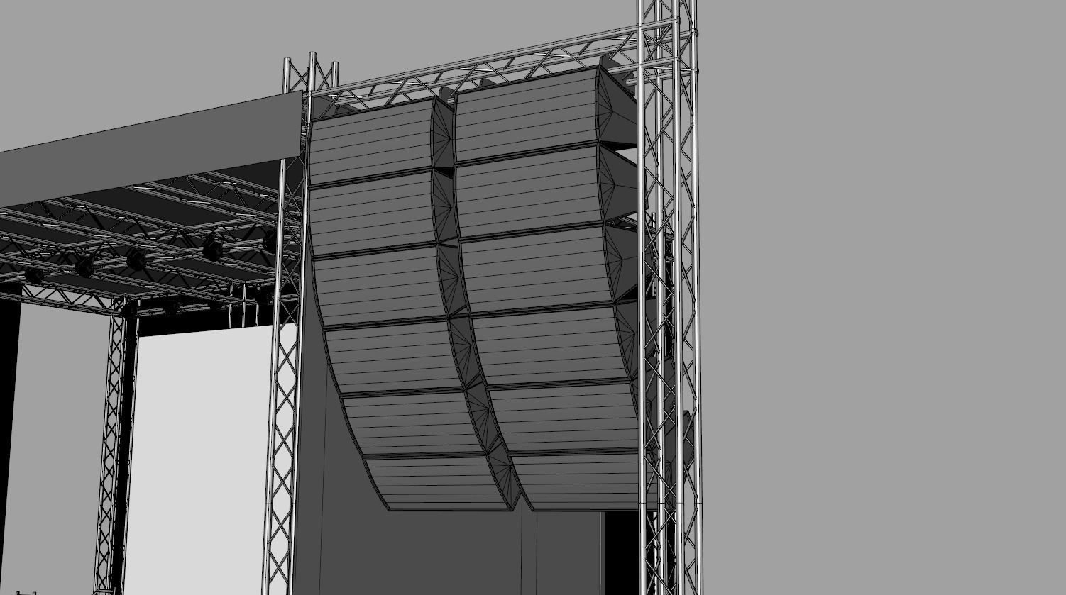 Concert Stage 1 3D model_8
