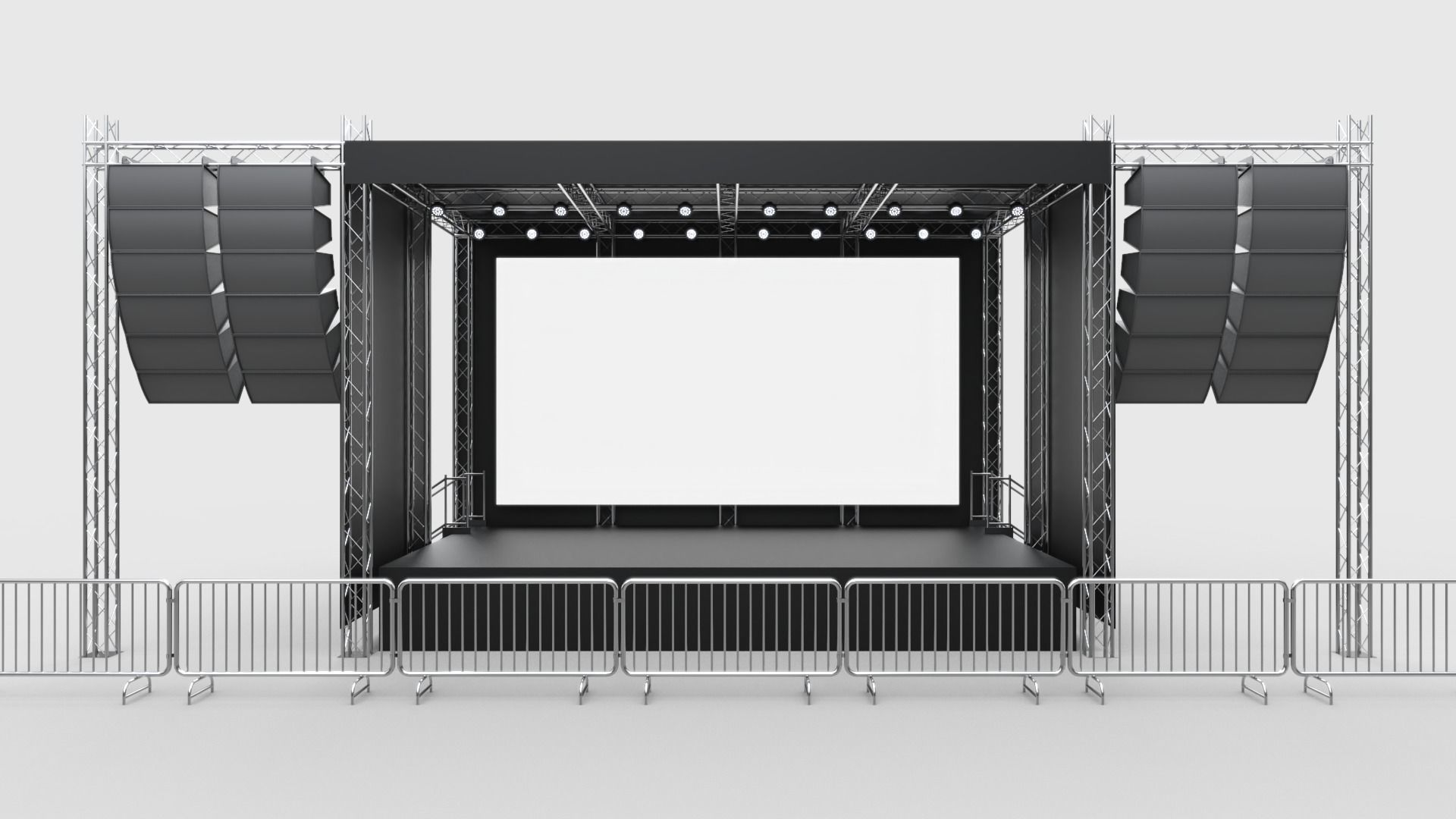 Concert Stage 1 3D model_1