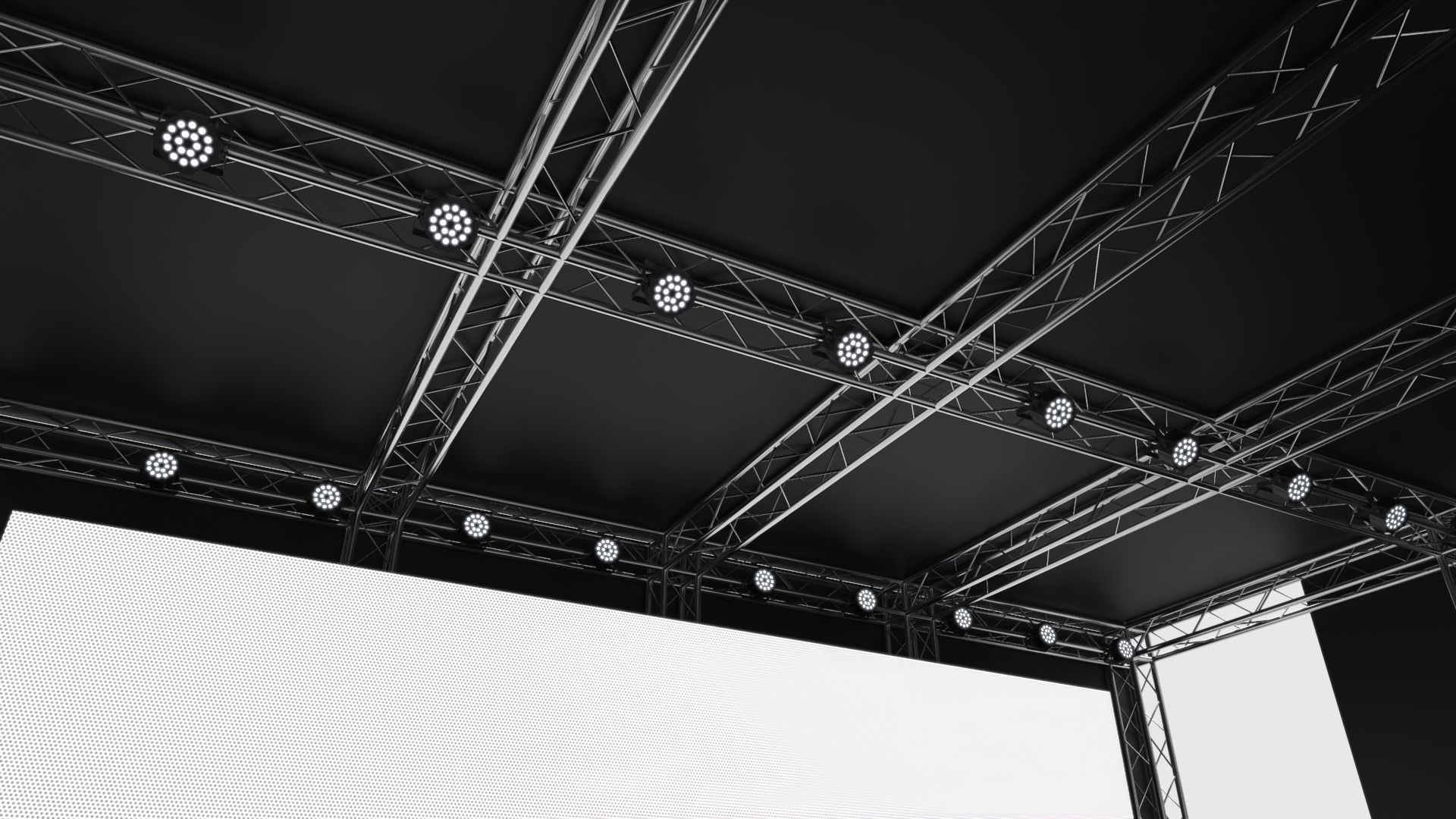 Concert Stage 1 3D model_4