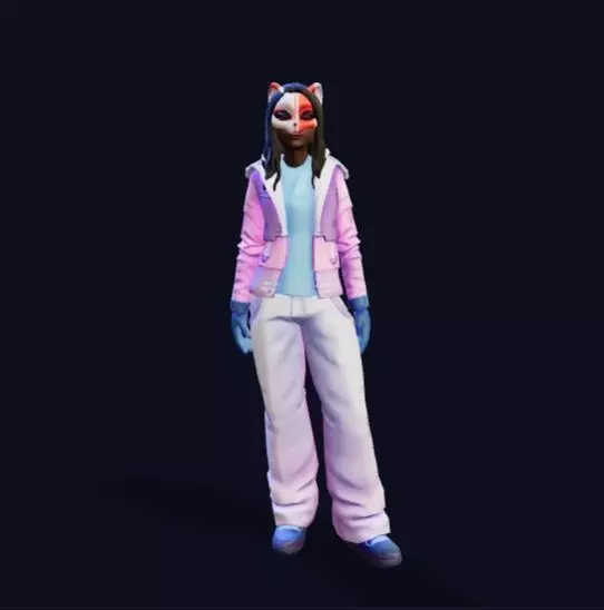 NEBULA CHARACTER FOR CREATING STYLE GAMES Battle Royale 3D model