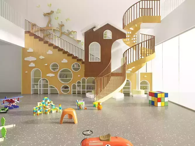 Children reading corner