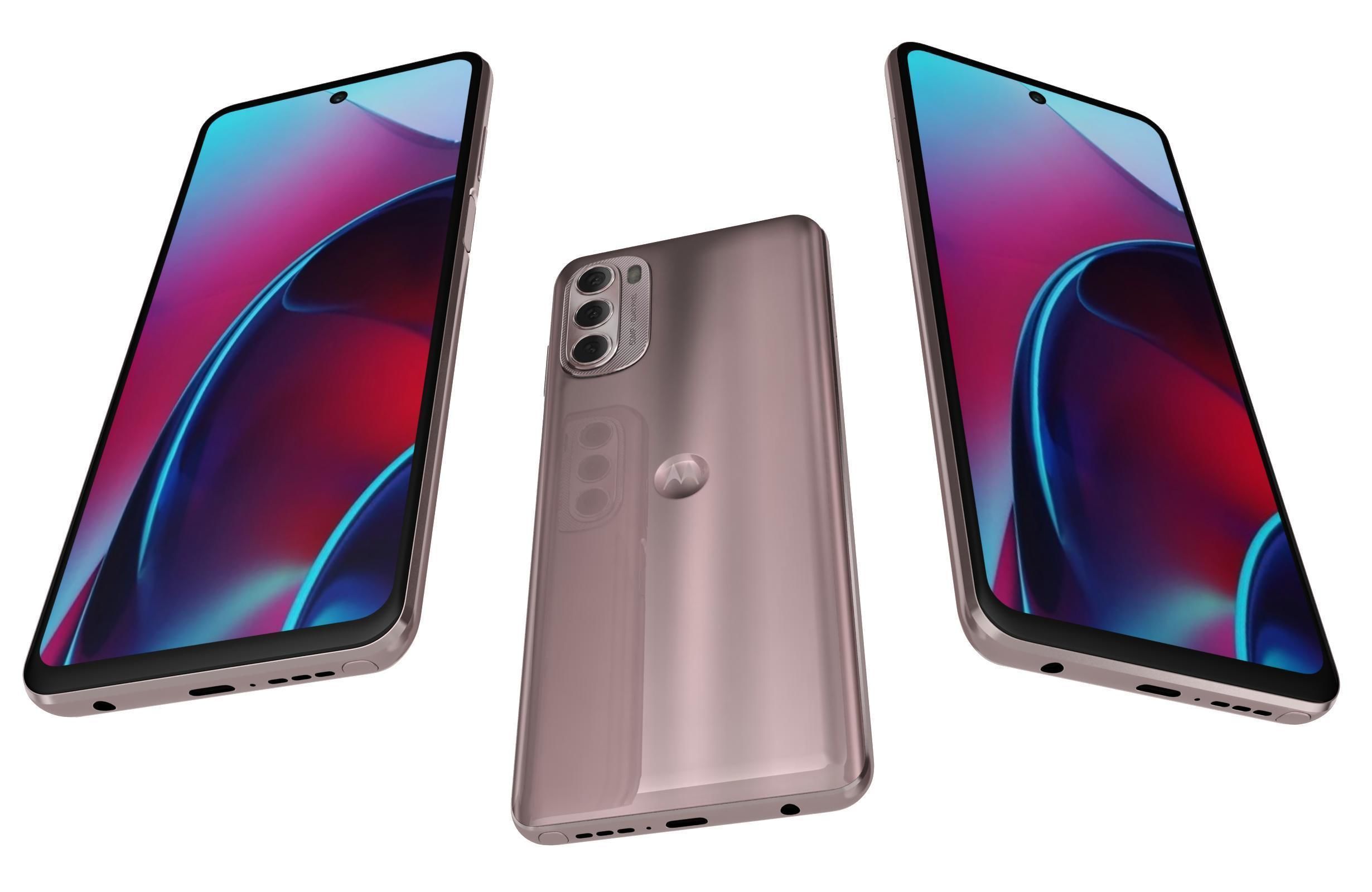 Motorola Moto G Stylus 2022 Metallic Rose 3D model_2