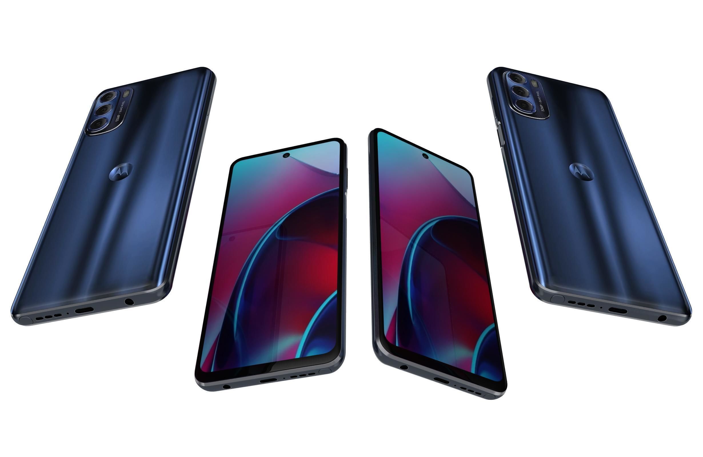 Motorola Moto G Stylus 2022 Twilight Blue 3D model_5