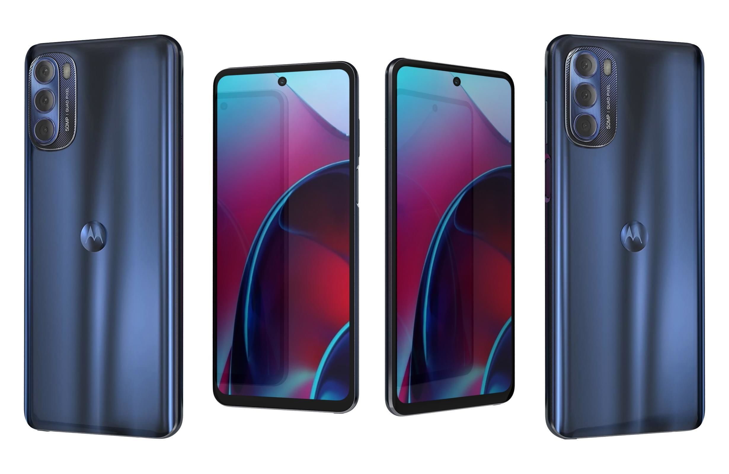 Motorola Moto G Stylus 2022 Twilight Blue And Metallic Rose 3D model_22