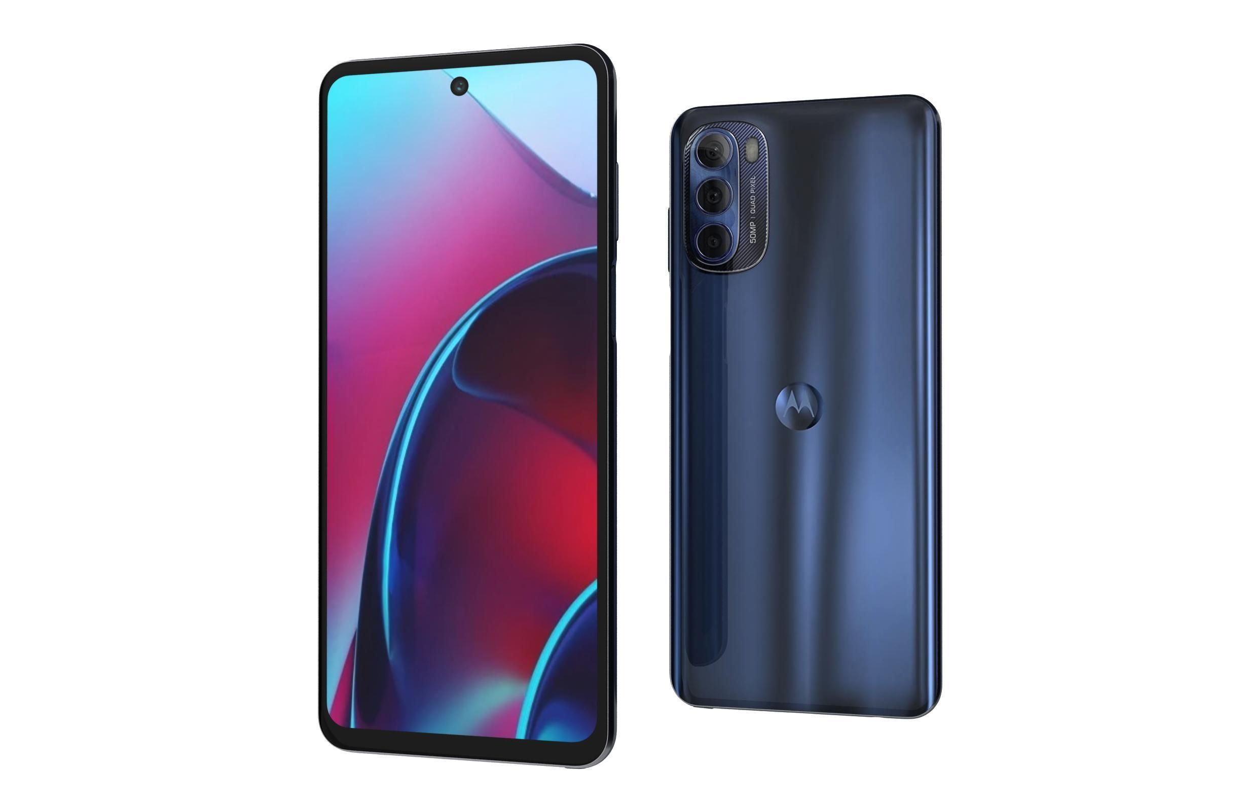 Motorola Moto G Stylus 2022 Twilight Blue And Metallic Rose 3D model_28