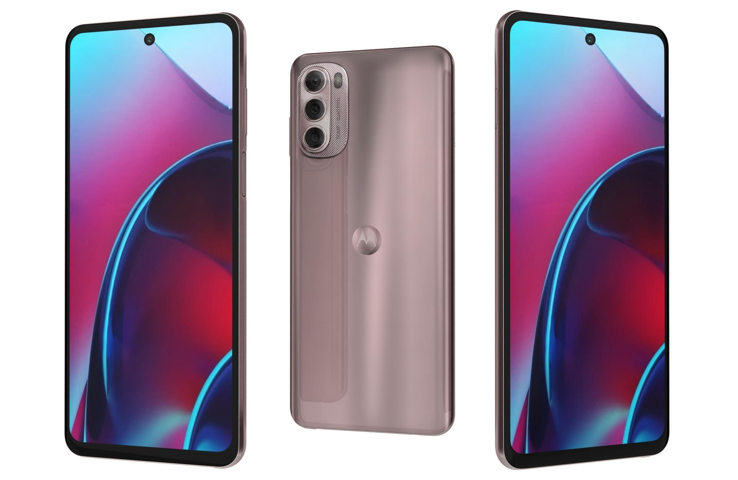 Motorola Moto G Stylus 2022 Twilight Blue And Metallic Rose 3D model_1