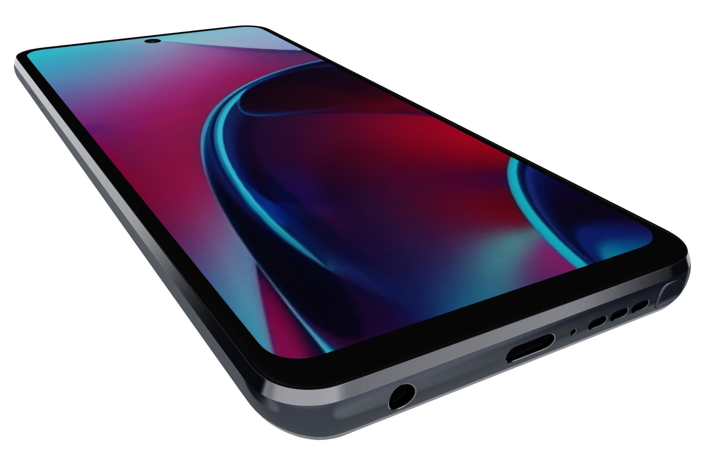 Motorola Moto G Stylus 2022 Twilight Blue And Metallic Rose 3D model_10