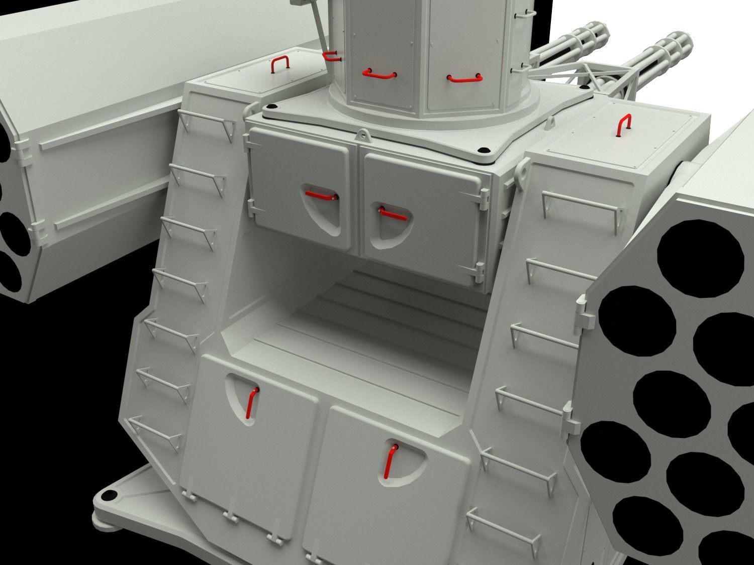 CIWS Close-In Weapon System  3D model_5