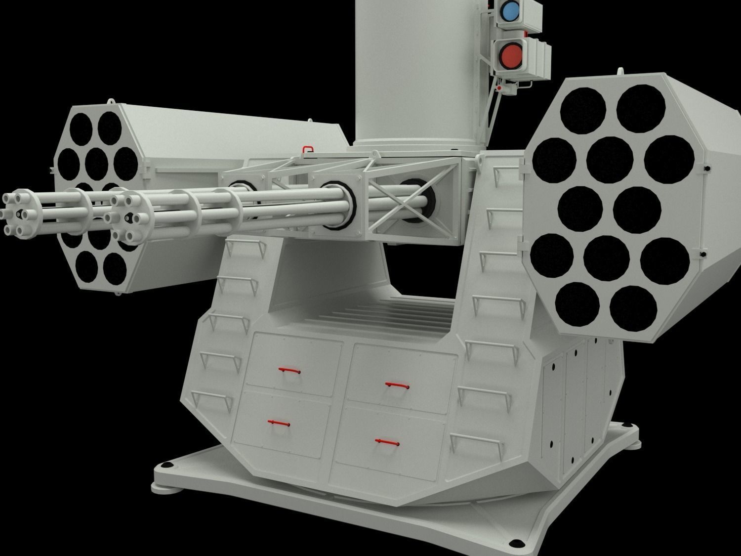 CIWS Close-In Weapon System  3D model_1