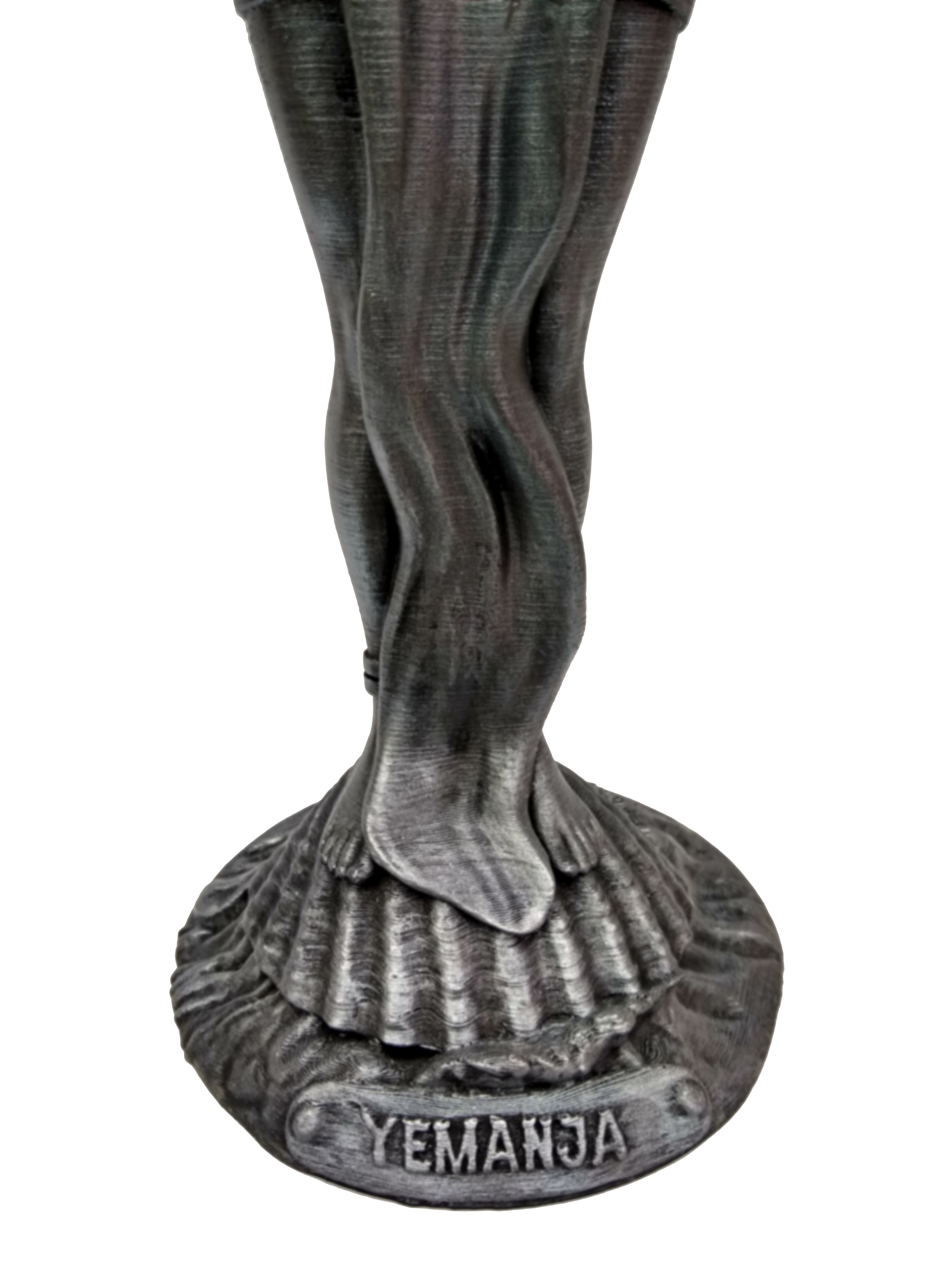 Statue or image of Yoruba goddess or deity Yemanja 3D print model_2