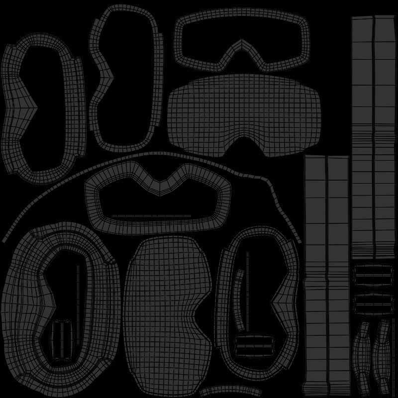 Ski goggles 3D model_16