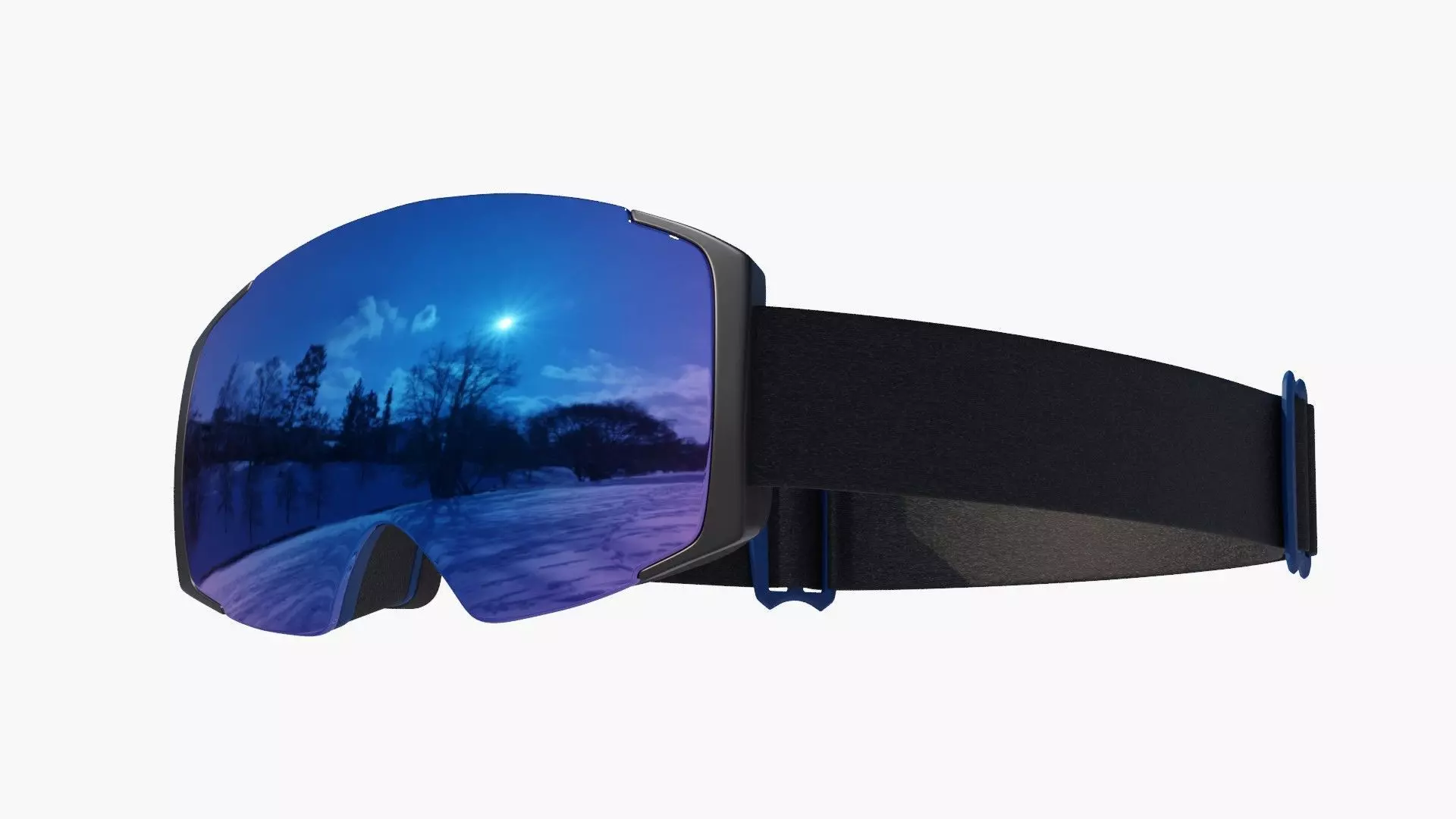 Ski goggles 3D model_0