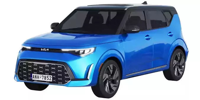 KIA SOUL 2023 3D model