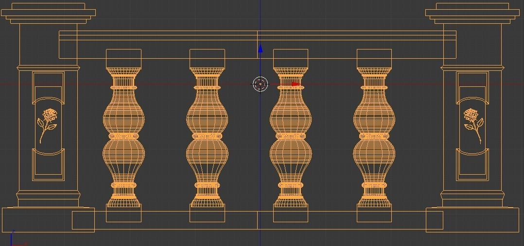 Architectural Stone Balusters 3D 3D print model_2