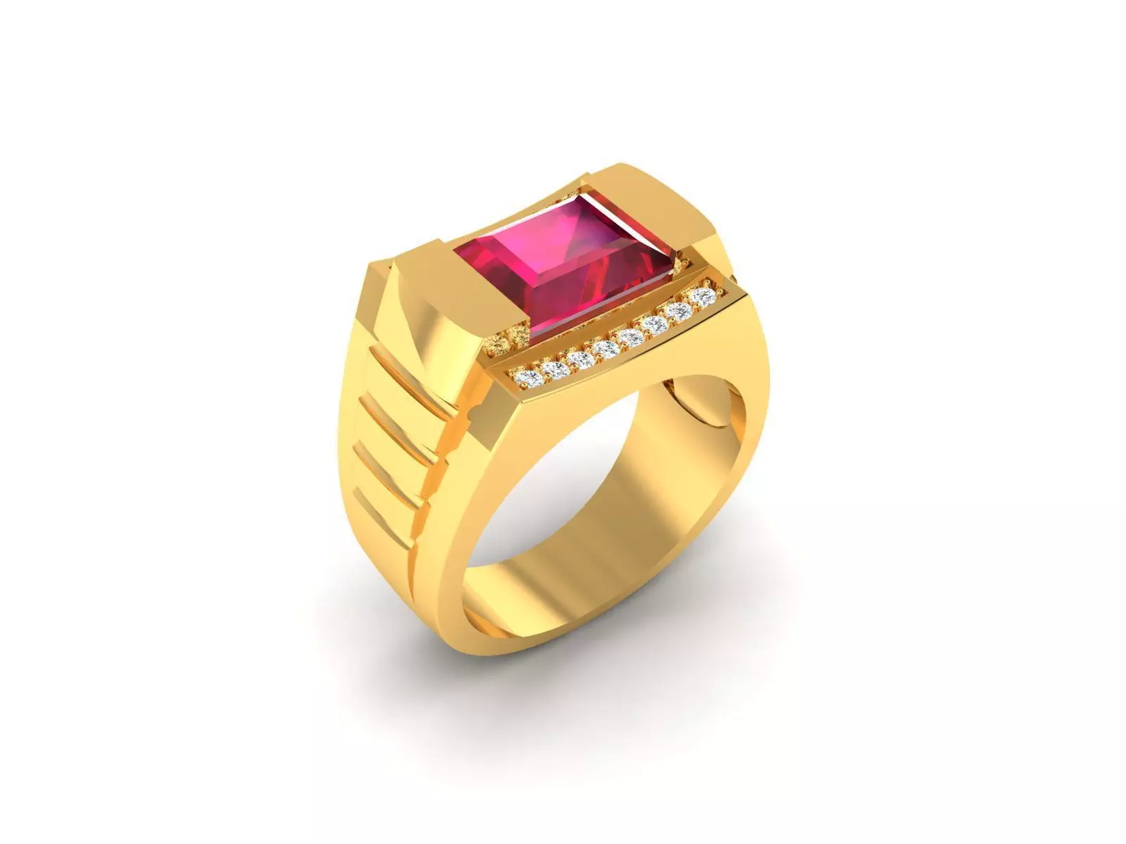  Wedding Engagement Princess Ring 3dm STL FBX OBJ Details 3D print model_0