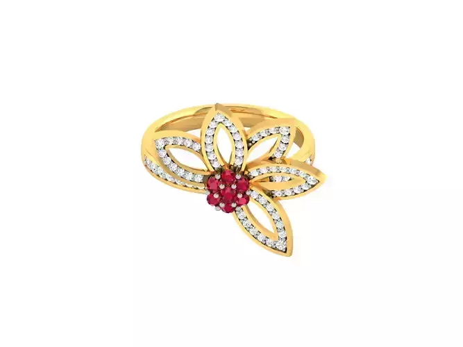 Solitaire Wedding Engagement Ring 3dm STL FBX OBJ Render Details