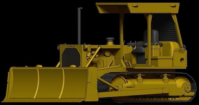 TRATOR CATERPILLAR D7G 3D print model