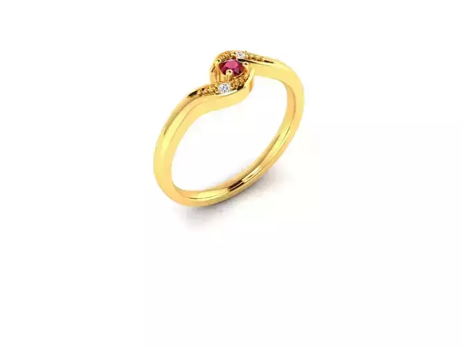 Solitaire Wedding Engagement Ring