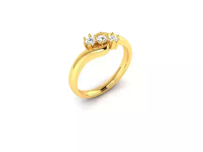 Solitaire Wedding Engagement Ring
