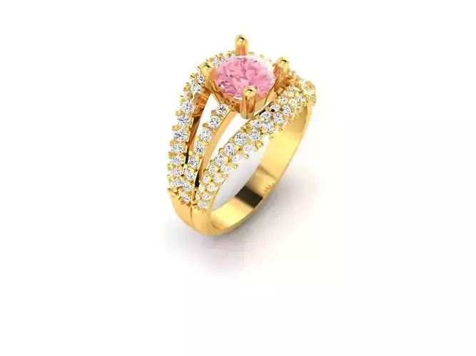 Solitaire Wedding Engagement Ring