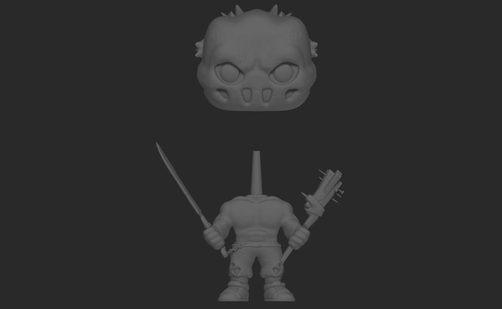 Rick Taylor V2 Funko Pop 3D print model_6