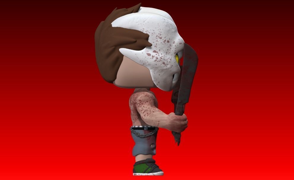 Rick Taylor V2 Funko Pop 3D print model_3