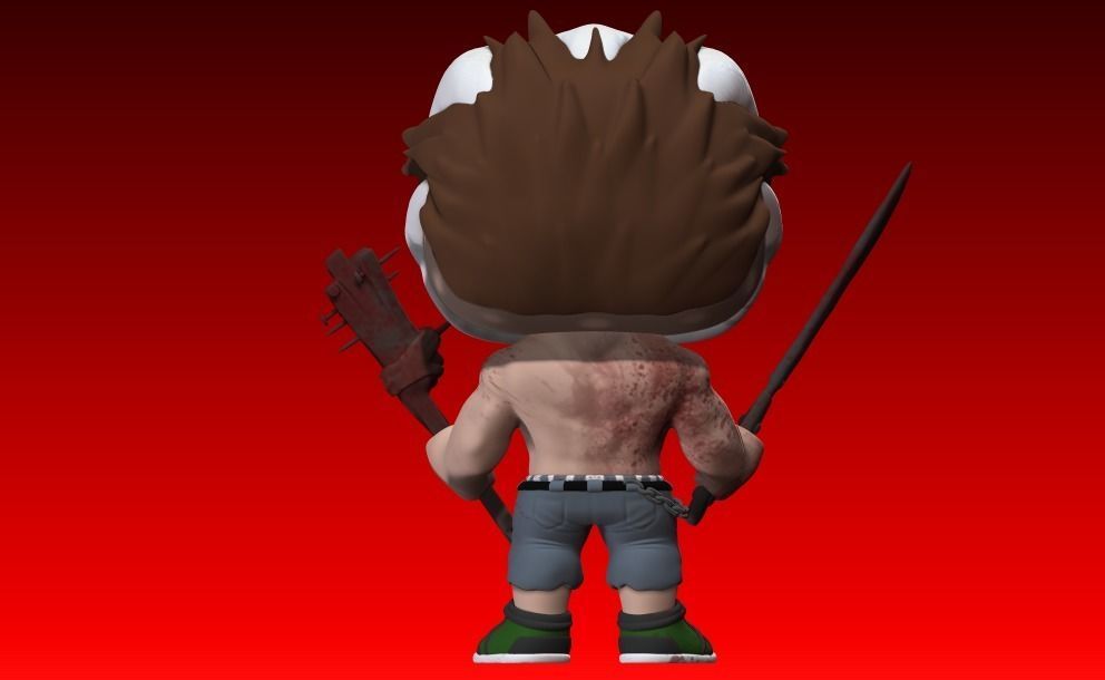 Rick Taylor V2 Funko Pop 3D print model_4