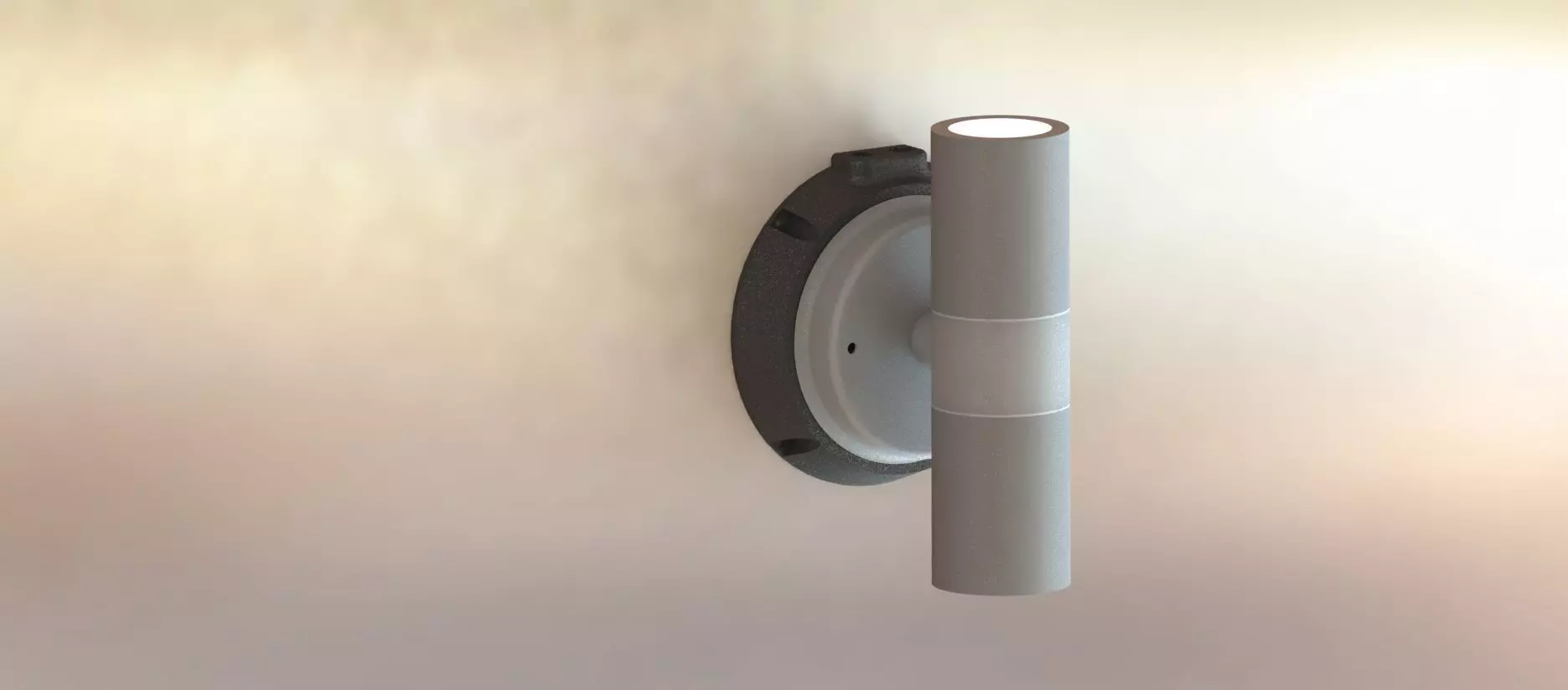 Exterior light fixture 3D print model_0