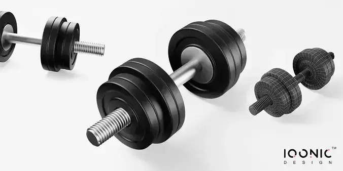 Dumbell By IqonicDesign 2388-01