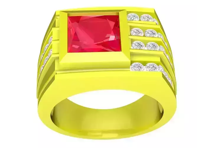 LUXURY DIAMOND KOREA MEN RING 3284