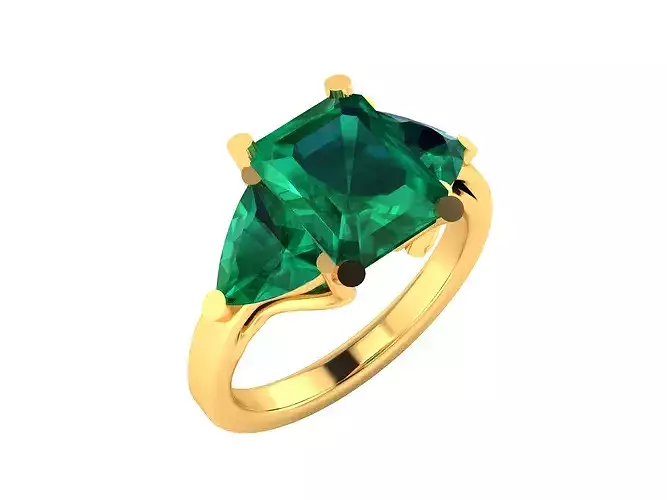 Solitaire Engagement Wedding Women Princess Ring