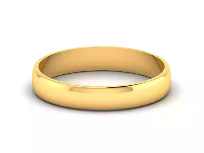 Solitaire Engagement Women Ring 3D print model