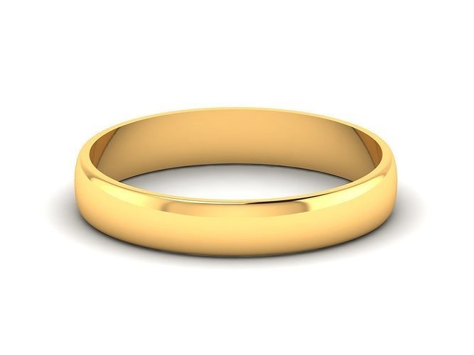 Solitaire Engagement Women Ring 3D print model