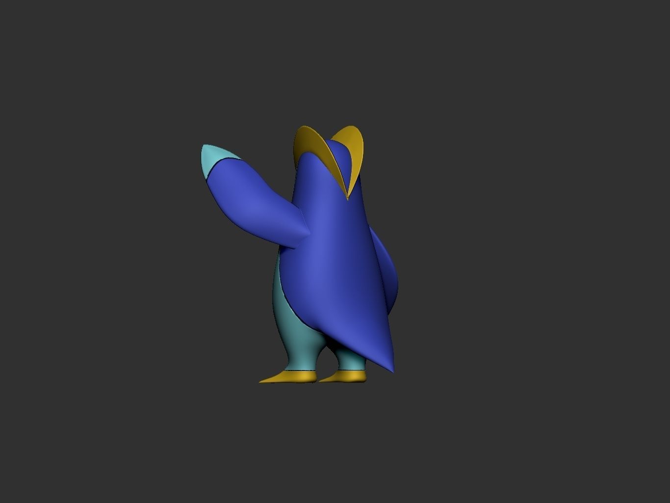 pokemon prinplup 3D print model_5